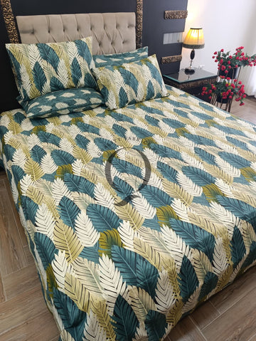 PC-1281: 4 Pillows Cotton Bed Sheet