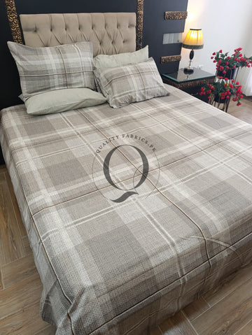 PC-1282: 4 Pillows Cotton Bed Sheet