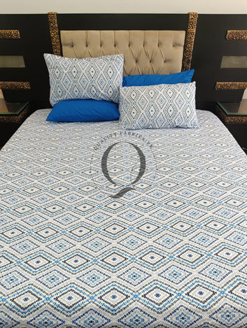 PC-1286: 4 Pillows Cotton Bed Sheet