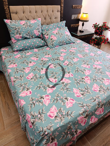 PC-1292: 4 Pillows Cotton Bed Sheet