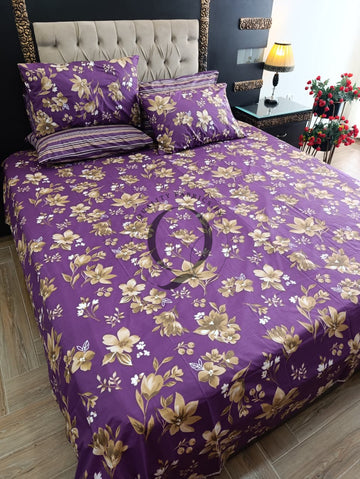 PC-1299: 4 Pillows Cotton Bed Sheet