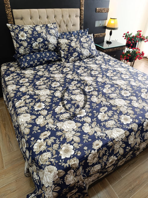 PC-1300: 4 Pillows Cotton Bed Sheet