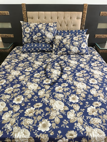 PC-1300: 4 Pillows Cotton Bed Sheet