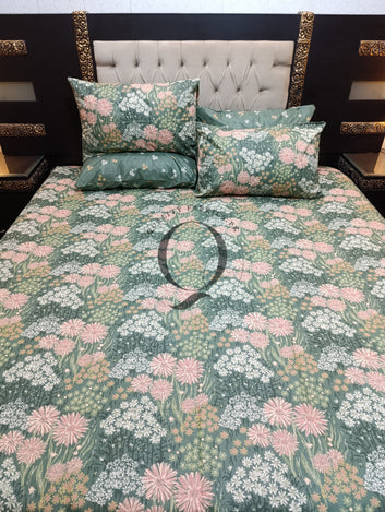 PC-1302: 4 Pillows Cotton Bed Sheet