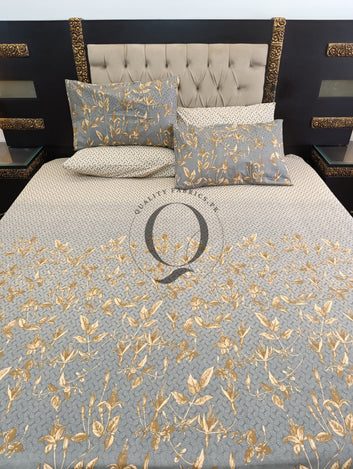 PC-1303: 4 Pillows Cotton Bed Sheet