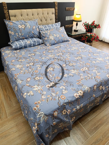 PC-1305: 4 Pillows Cotton Bed Sheet