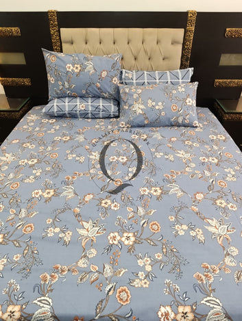 PC-1305: 4 Pillows Cotton Bed Sheet