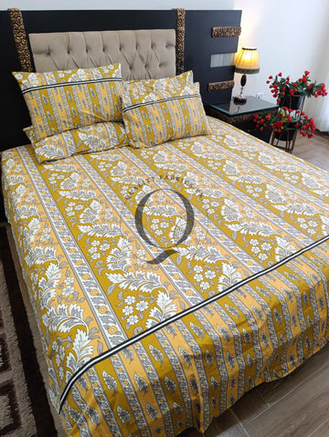 PC-1309: 4 Pillows Cotton Bed Sheet