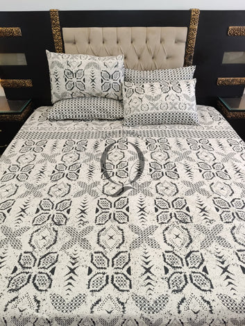 PC-1314: 4 Pillows Cotton Bed Sheet