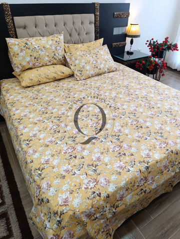 PC-1315: 4 Pillows Cotton Bed Sheet