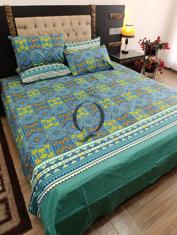 PC-1319: 4 Pillows Cotton Bed Sheet