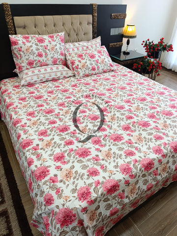 PC-1321: 4 Pillows Cotton Bed Sheet