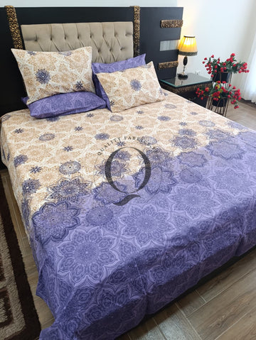 PC-1324: 4 Pillows Cotton Bed Sheet