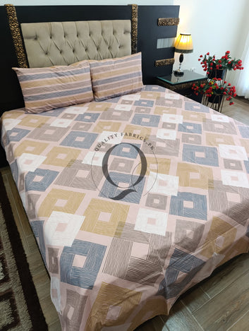 PC-1325: 4 Pillows Cotton Bed Sheet