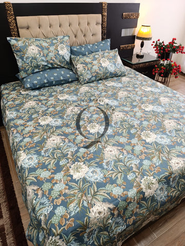 PC-1326: 4 Pillows Cotton Bed Sheet