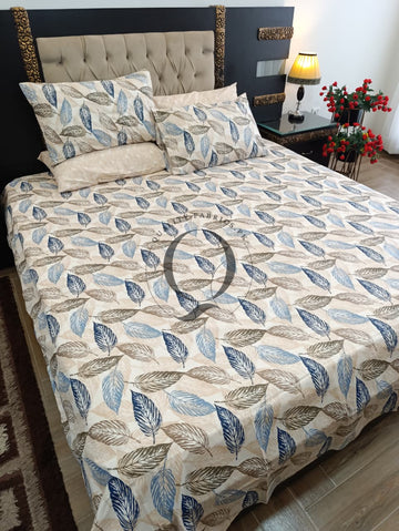 PC-1327: 4 Pillows Cotton Bed Sheet