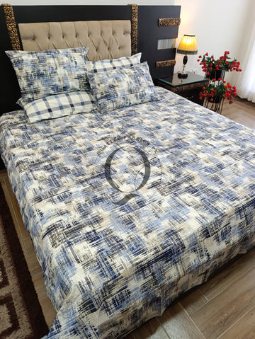 PC-1330: 4 Pillows Cotton Bed Sheet