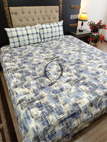 PC-1330: 4 Pillows Cotton Bed Sheet