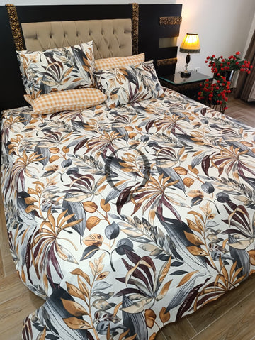PC-1338: 4 Pillows Cotton Bed Sheet