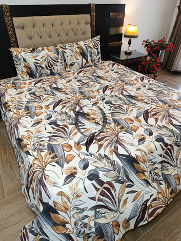 PC-1338: 4 Pillows Cotton Bed Sheet