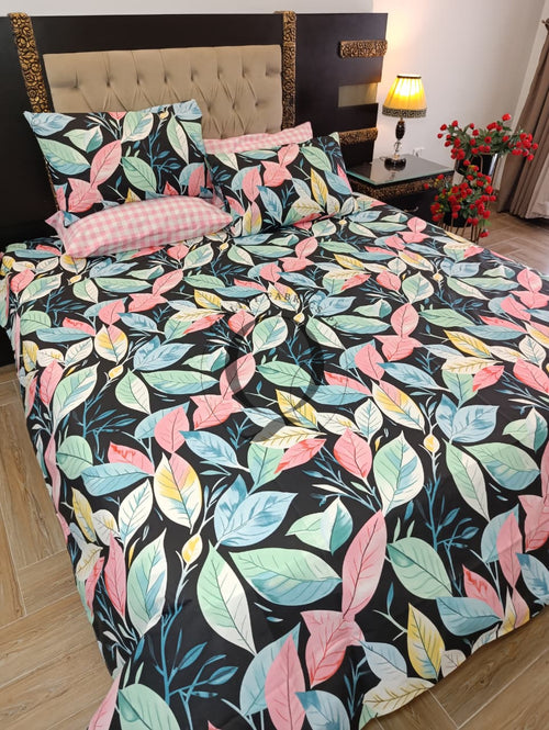 PC-1340: 4 Pillows Cotton Bed Sheet