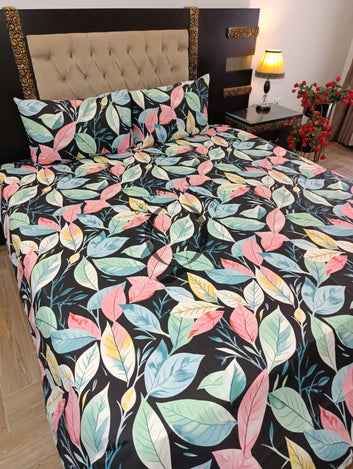 PC-1340: 4 Pillows Cotton Bed Sheet