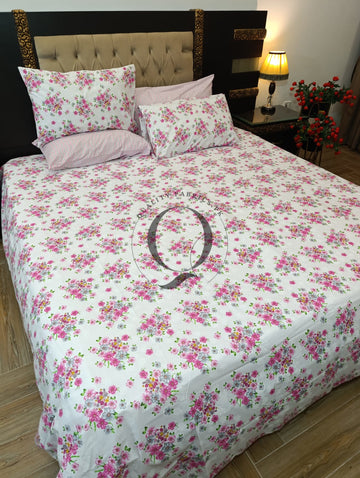 PC-1341: 4 Pillows Cotton Bed Sheet