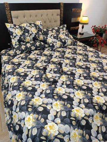 PC-1344: 4 Pillows Cotton Bed Sheet