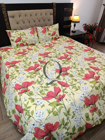 PC-1345: 4 Pillows Cotton Bed Sheet