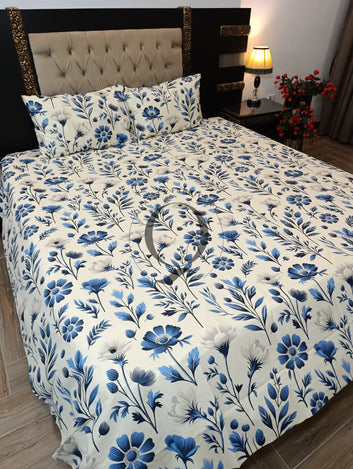 PC-1347: 4 Pillows Cotton Bed Sheet