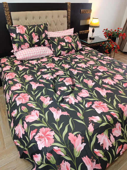 PC-1348: 4 Pillows Cotton Bed Sheet