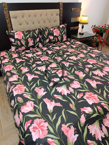 PC-1348: 4 Pillows Cotton Bed Sheet