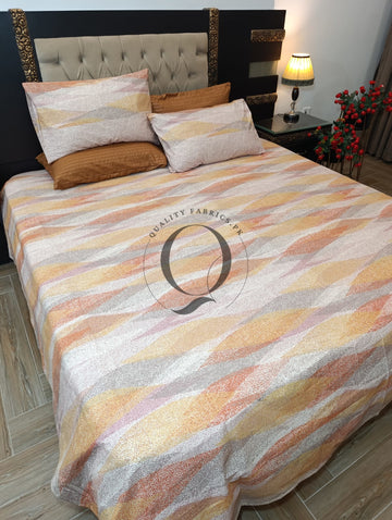 PC-1350: 4 Pillows Cotton Bed Sheet