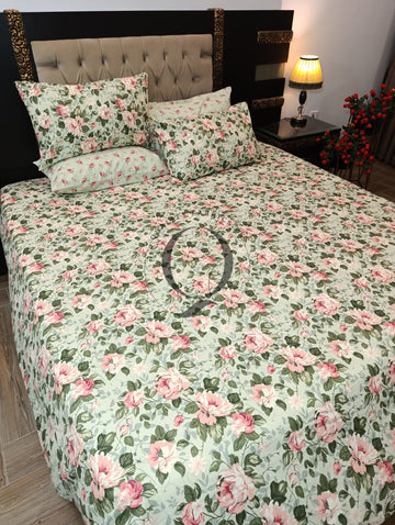 PC-1352: 4 Pillows Cotton Bed Sheet