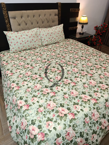 PC-1352: 4 Pillows Cotton Bed Sheet