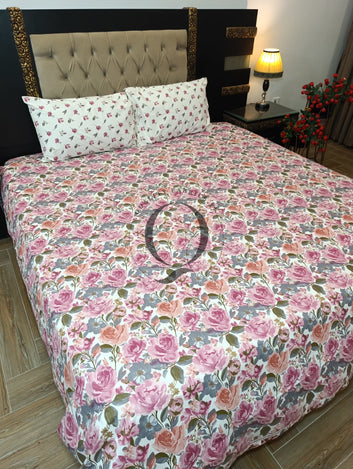 PC-1351: 4 Pillows Cotton Bed Sheet