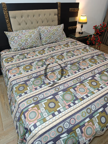 PC-1353: 4 Pillows Cotton Bed Sheet