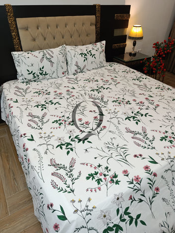 PC-1356: 4 Pillows Cotton Bed Sheet