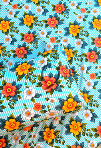 PC-1359: 4 Pillows Cotton Bed Sheet