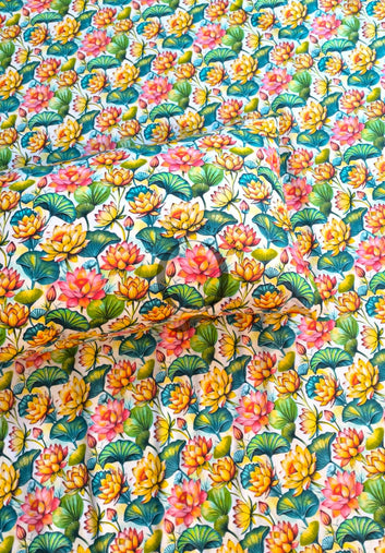 PC-1362: 4 Pillows Cotton Bed Sheet