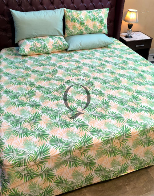 PC-1365: 4 Pillows Cotton Bed Sheet