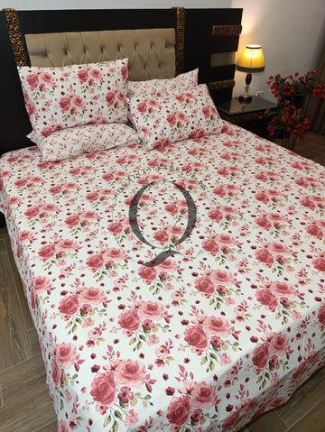 PC-1366: 4 Pillows Cotton Bed Sheet
