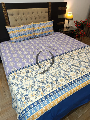 QF-2576: 3 Piece Cotton Bed Sheet