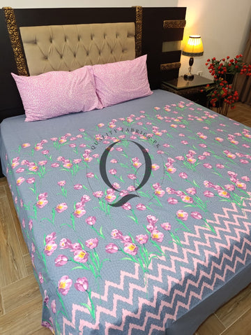 QF-2580: 3 Piece Cotton Bed Sheet
