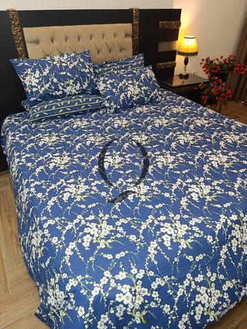 PC-1372: 4 Pillows Cotton Bed Sheet