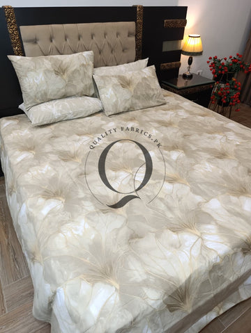 PC-1376: 4 Pillows Cotton Bed Sheet