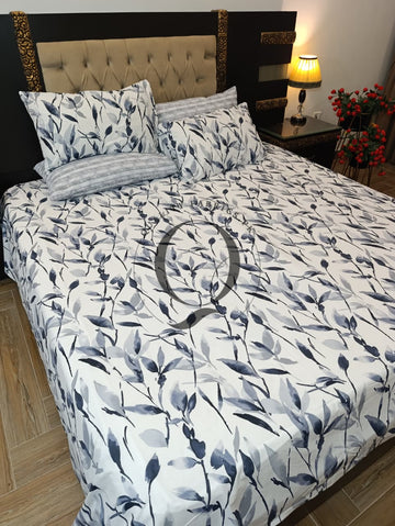 PC-1377: 4 Pillows Cotton Bed Sheet