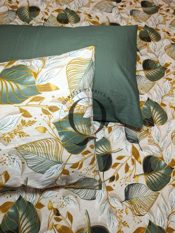 PC-1382: 4 Pillows Cotton Bed Sheet