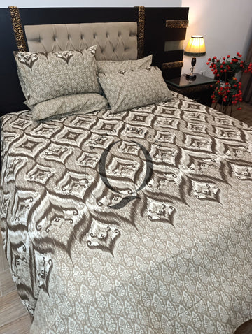 PC-1385: 4 Pillows Cotton Bed Sheet