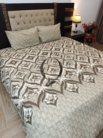 PC-1385: 4 Pillows Cotton Bed Sheet